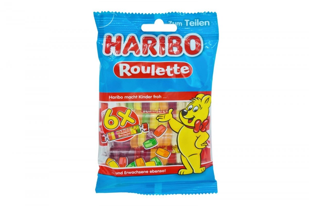 Haribo - Roulette Gummy Candy (6x25g)