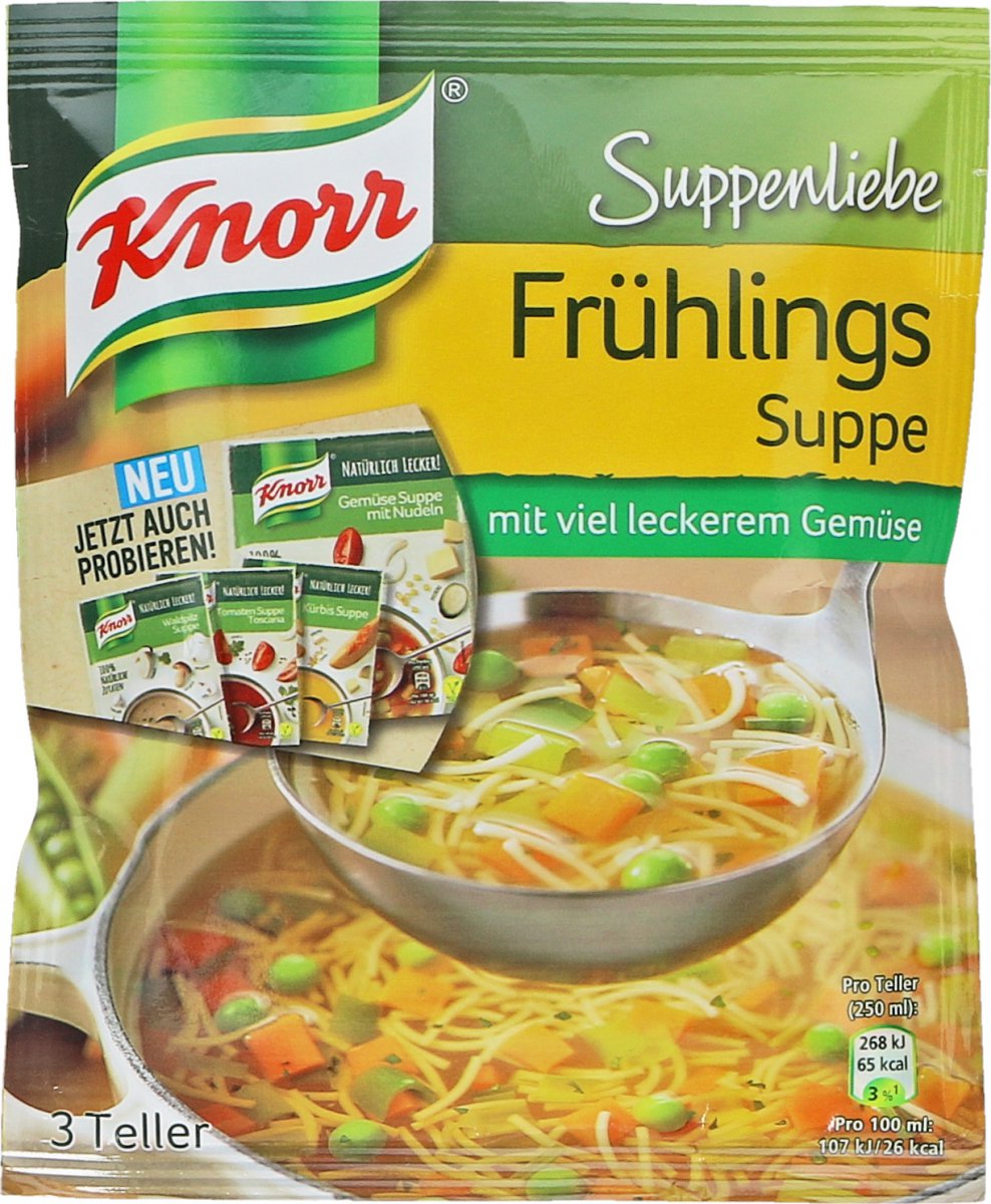 Knorr Suppenliebe- Fruehlings Suppe (Spring Soup) | European Grocery