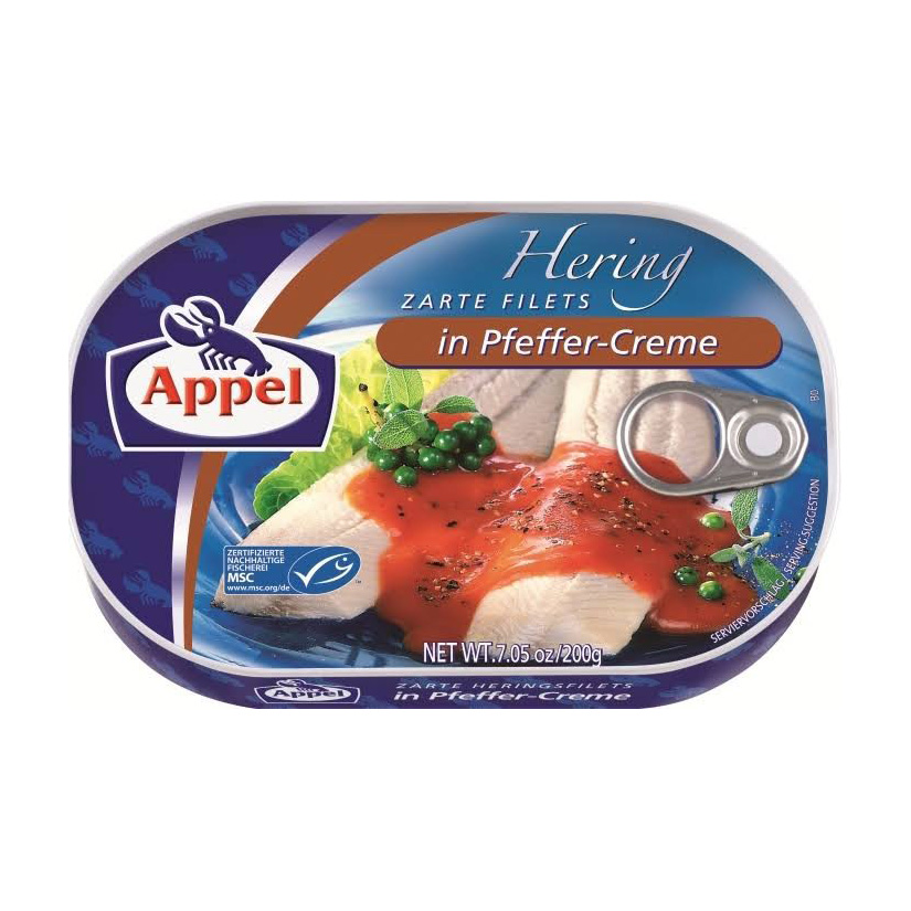 Appel - Hering Filets In Pfeffer Cream 200g (7.05 oz) | European Grocery