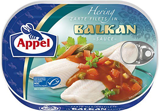 Grocery - | Hering Balkan In (7.05 European Appel 200g Sauce Filets oz)