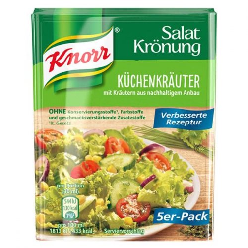 Knorr- Salat Kroenung- Kuechenkraeuter (Kitchen Herbs) (5pk) | European ...